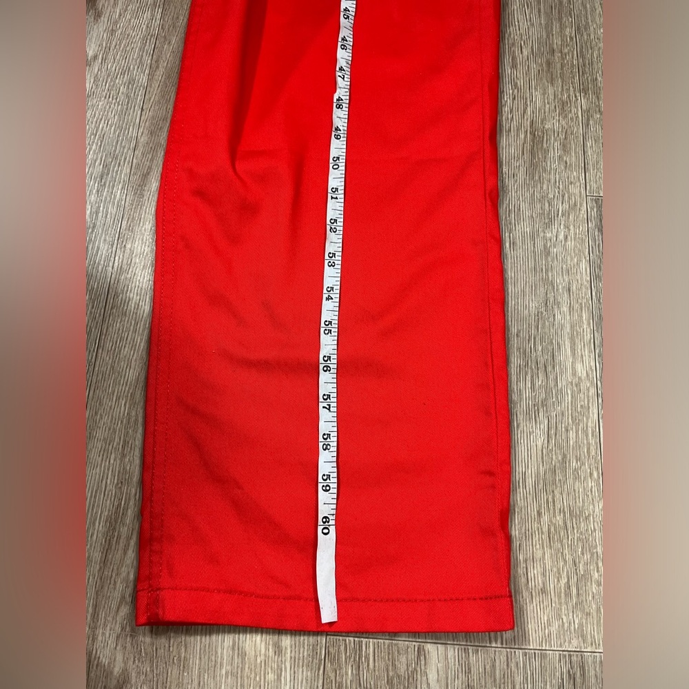 CQR Bright Red Coveralls Jumpsuit Dungarees Overall work Utility Men’s Small - Picture 8 of 9